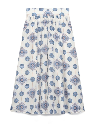 タイル柄スカート