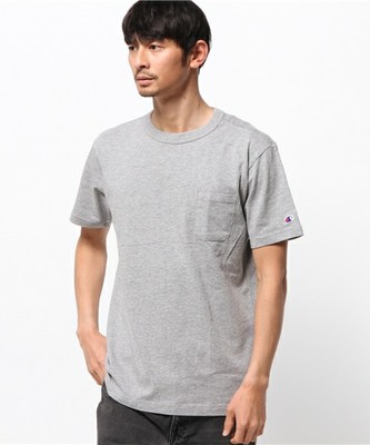 無地ポケットクルームネック半袖Ｔシャツ