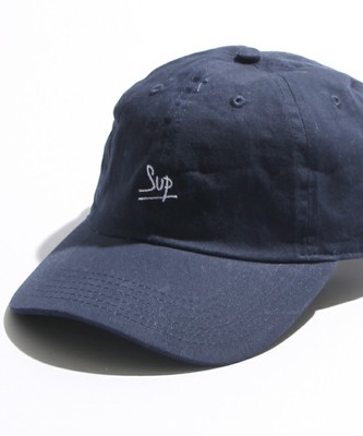 WEGO/刺繍ロゴLOWキャップ