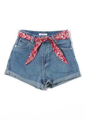 デニムショートパンツ