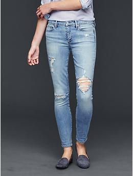 AUTHENTIC 1969 destructed true skinny jeans