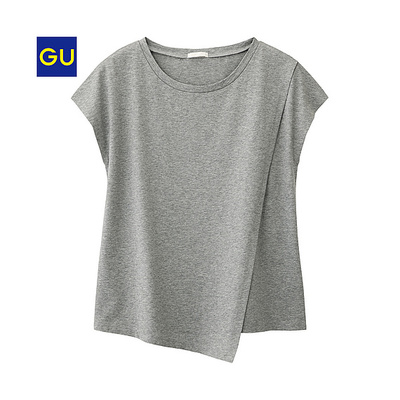 マーセライズドアシンメトリーＴ（半袖）