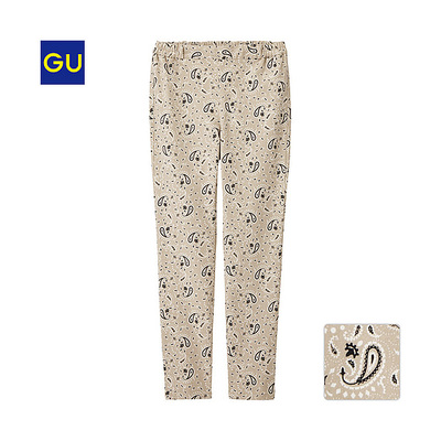 クロップドレギンスパンツ（ペイズリー）