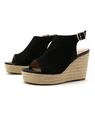 スエードジュートサンダル