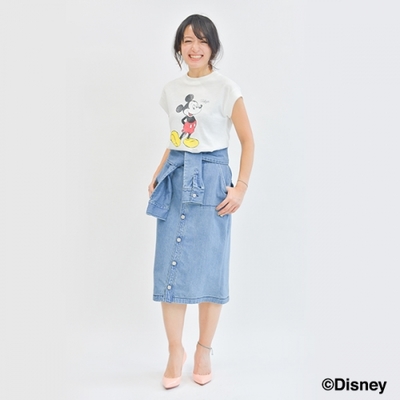 DENIM SKIRT with SLEEVE