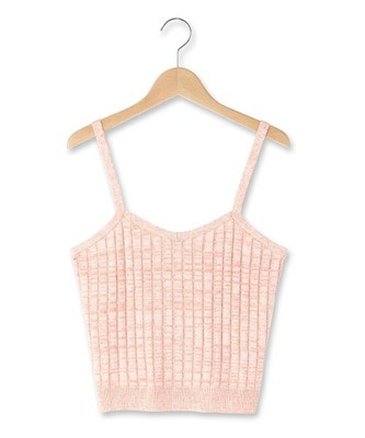 OZOC 杢調ニットビスチェ