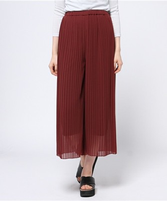 LOWRYS FARM プリーツスカンツ