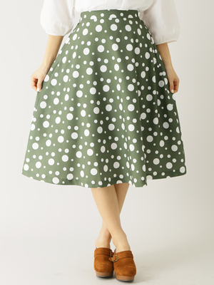 フレアミディスカート