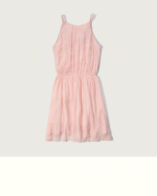CHIFFON SKATER DRESS