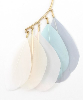 ペールトーン フェザー イヤーハンガー