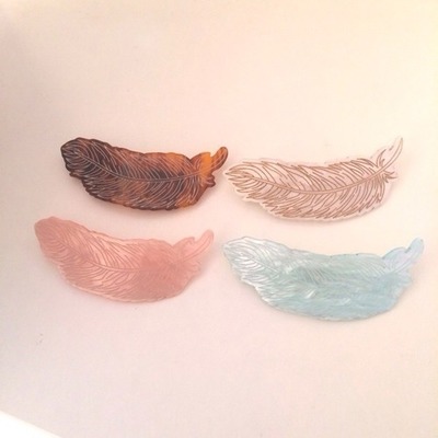 chaton フェザーバレッタ