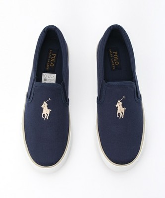 ウィメンズ ラルフローレン スリッポン POLO 