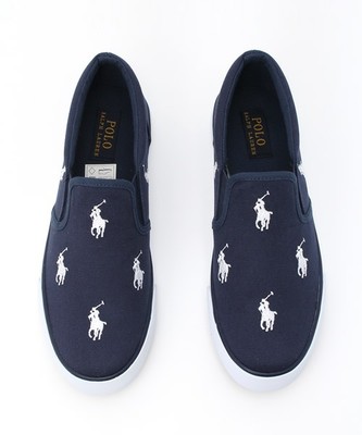 ウィメンズ ラルフローレン スリッポン POLO 