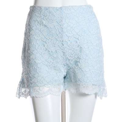 レディアゼル ヘムレースショートパンツ（サックス）