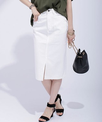 nano・universe  デニムタイトスカート