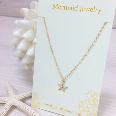 マーメイドジュエリー 14kgfスターフィッシュチャーム*ネックレス 