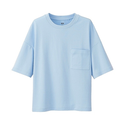 WOMEN クロップドクルーネックT(半袖)