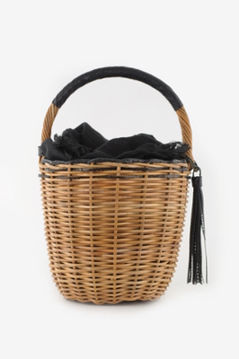 カーフ バーキンかごバッグ