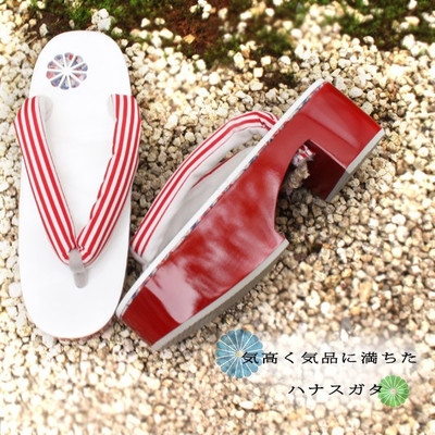 高級菊彫り下駄