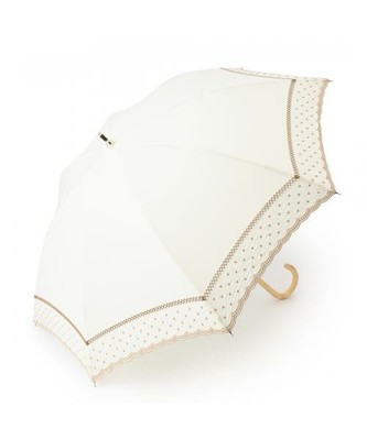 ドットスカラップ刺繍日傘