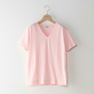 SLAB COTTON V NECK TEE/Tｼｬﾂ