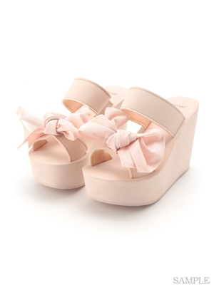 snidel ウエッジソールビーチサンダル