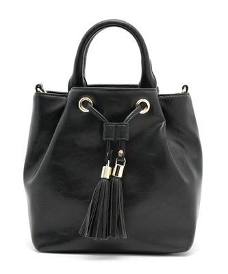 AZUL by moussy タッセル付ギャザーバッグ