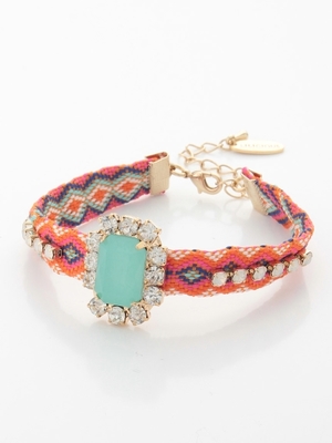 [LILICIOUS]ビジューミサンガブレスレット