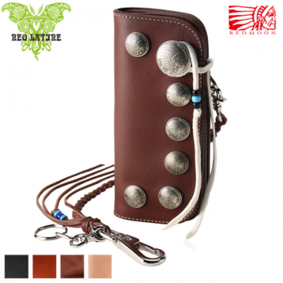 REDMOON　 ロングウォレット OB-02AIH　オールドバイカー