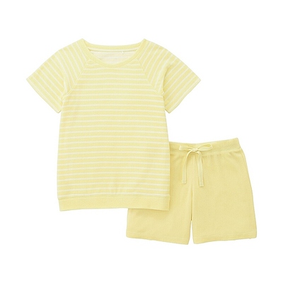 ドライパイルルームセット（ボーダー・半袖）