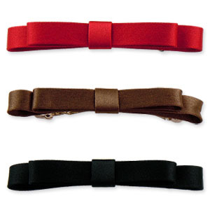 サテンリボンバレッタ