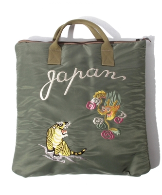 スカ刺繍 ヘルメットバッグ