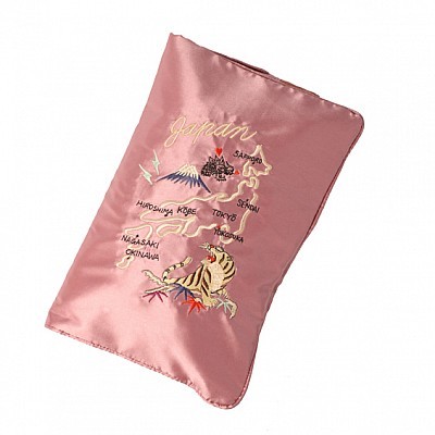 スカジャン刺繍クラッチ