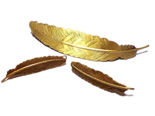 フェザーモチーフ バレッタ