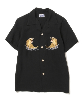 スカ刺繍 レーヨンショートスリーブ