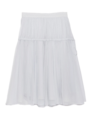 snidel(スナイデル)オーガンジーミドル丈スカート