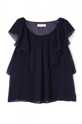 FREE'S MART(フリーズマート)タックシフォンブラウス