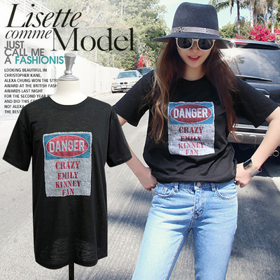 ロゴtシャツ レディース