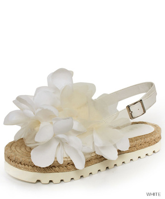 コンフォートフラワーサンダル