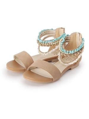 マルチビジューサンダル