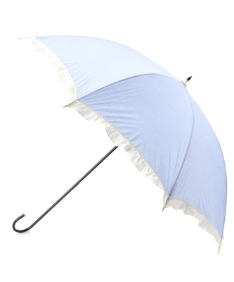 pink adobe（ピンクアドベ）フリル日傘　長傘