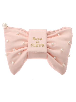 パールリボンポーチ