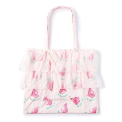 スイカ柄トートバッグ