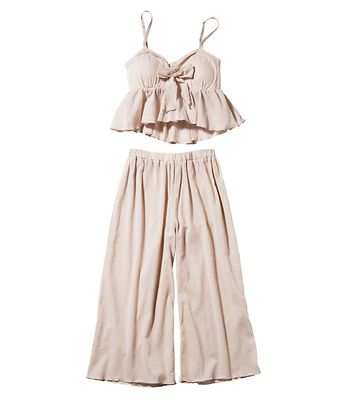 PEACH JOHN（ピーチジョン）楊柳パデットクロップトキャミパジャマ