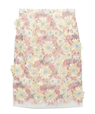 オーガンジーレーススカート