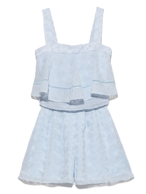 レース刺繍セットアップ