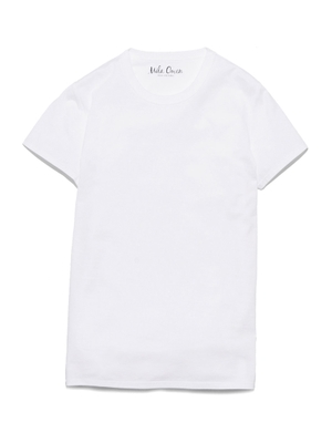 シンプルラウンドネックTシャツ